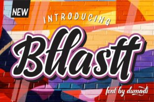 Bllastt: A Unique Display Font for Creative Branding