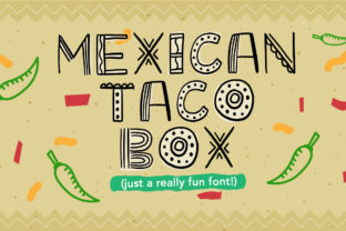 Bringing Heat to Web Design with Mexican Taco Box Font