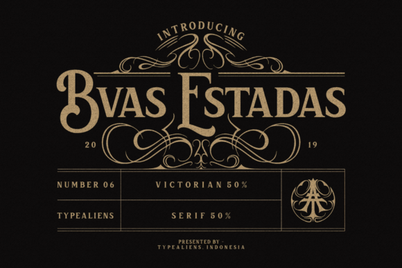 Bvas Estadas: A Vintage Display Font for Timeless Branding
