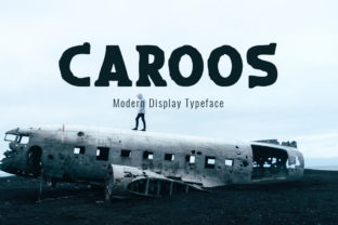 Caroos: A Modern Display Font for Creative Branding Projects