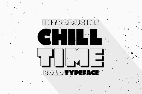 Chill Time: A Display Font for Editorial Creativity