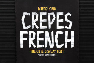 Crepes Font Review: A Playful Display Typeface