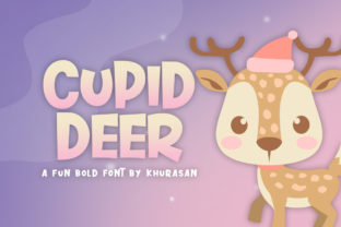 Cupid Deer: A Festive Display Font for Holiday Web Designs