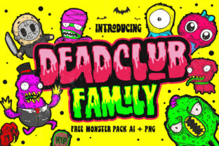 Deadclub Family: A Bold Display Font for Digital Creativity