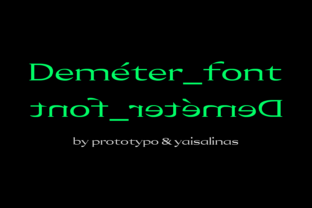 Deméter: A Modern Display Font for Web Design