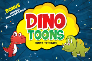 Dinotoons: A Playful Font for Handmade Creations