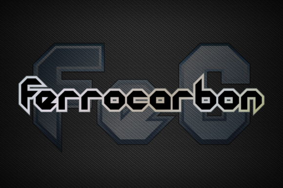 Ferrocarbon Family: A Bold Display Font for Futuristic Branding