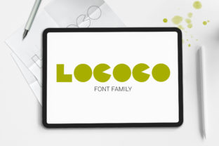 Lococo Family: A Bold Display Font for Digital Design
