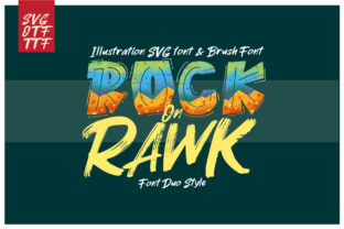 Rock on Rawk: A Display Font for Bold Editorial Impact