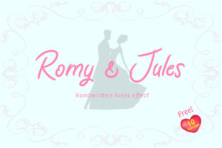 Romy Jules: A Romantic Display Font for Handmade Creators