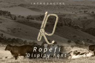 Ropefi: A Display Font with Character