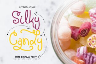 Silky Candy Font for Handmade Creations