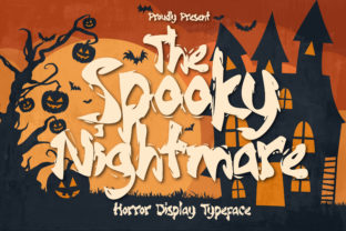 Spooky Nightmare Font for Halloween Branding