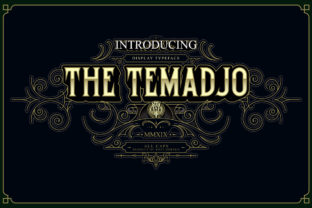 Temadjo: A Timeless Display Font for Web Design