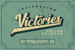Victories Font for Handmade Creations
